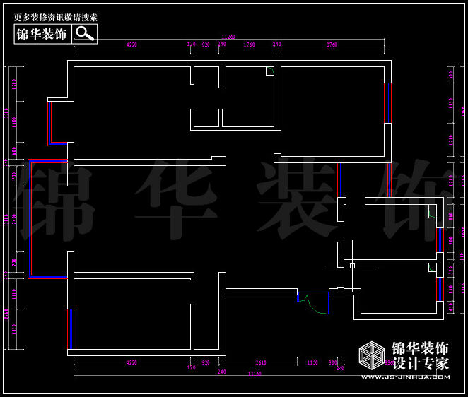 金陵尚府A3戶(hù)型142平方 戶(hù)型