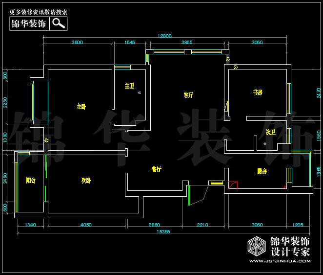 凱潤(rùn)金城127平米 戶型